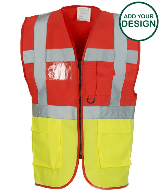 Multifunctional executive hi-vis waistcoat (HVW801)