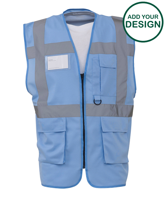 Multifunctional executive hi-vis waistcoat (HVW801)