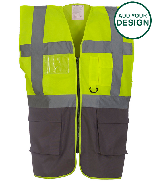 Multifunctional executive hi-vis waistcoat (HVW801)