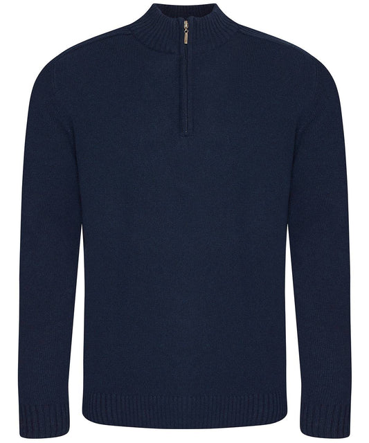 Wakhan ¼ regen zip knit sweater