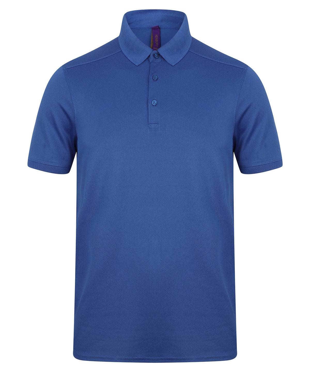 Stretch polo shirt with wicking finish (slim fit)