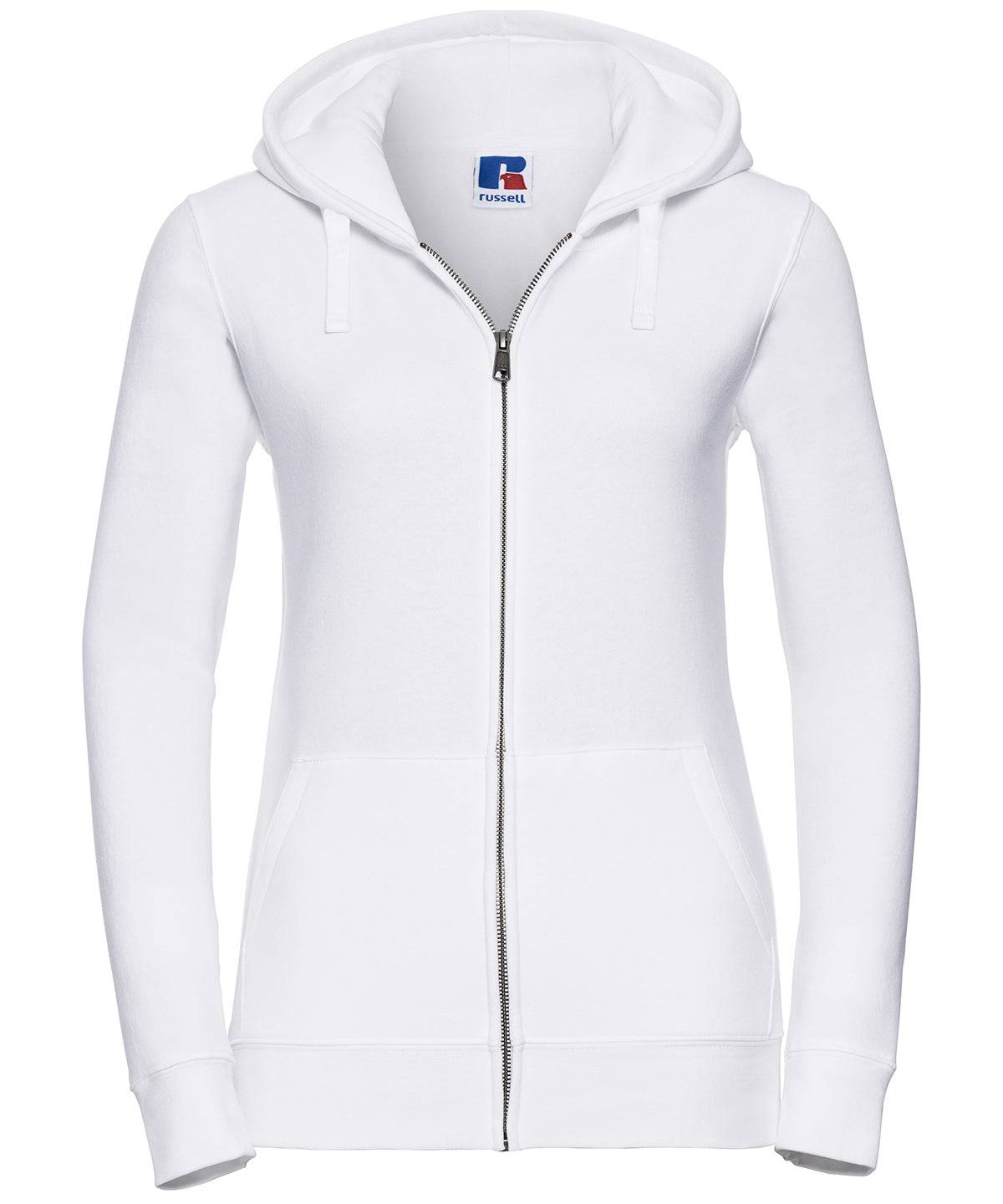 Women's authentic zipped hooded sweatshirt