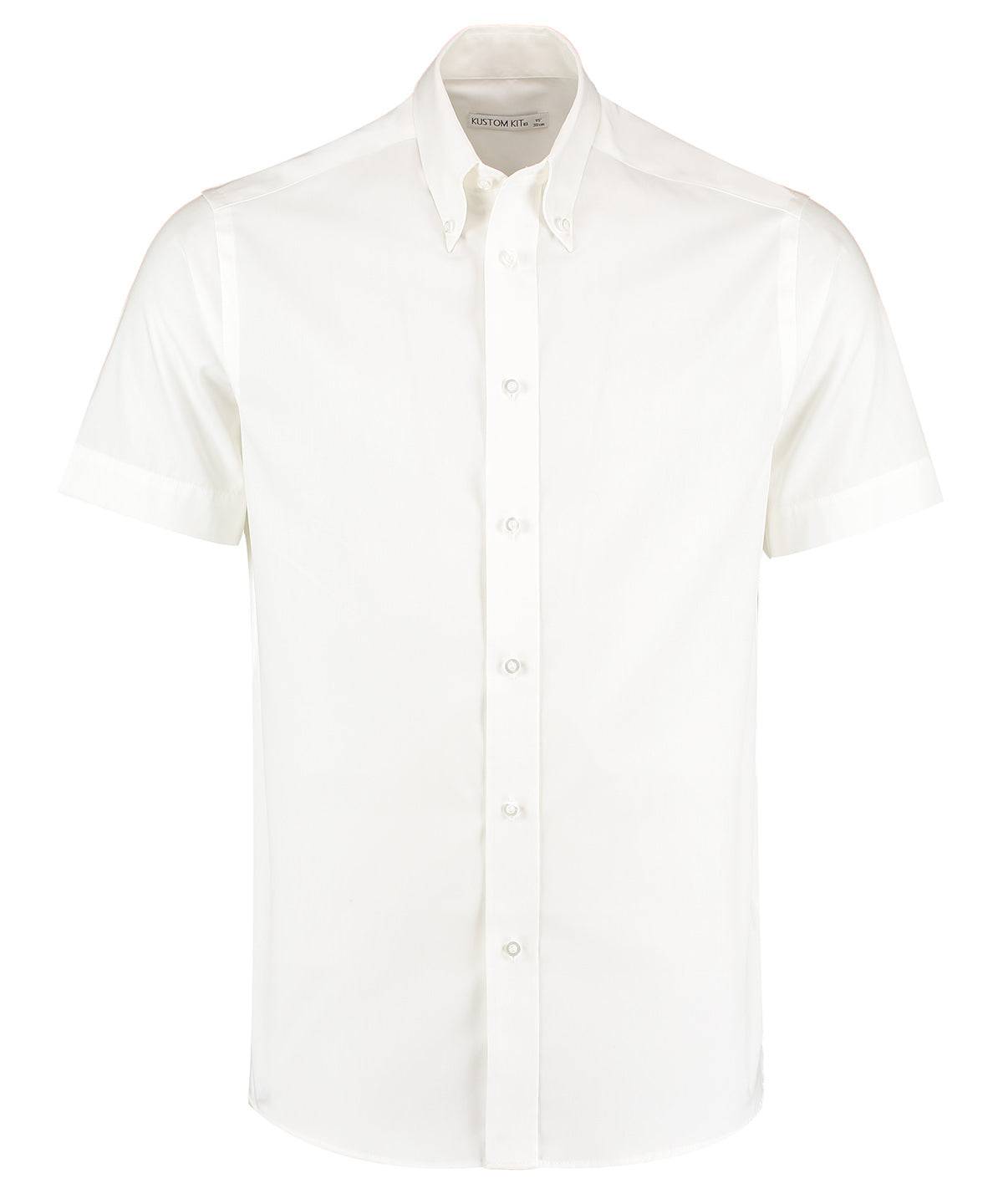 Premium Oxford shirt short-sleeved (tailored fit)