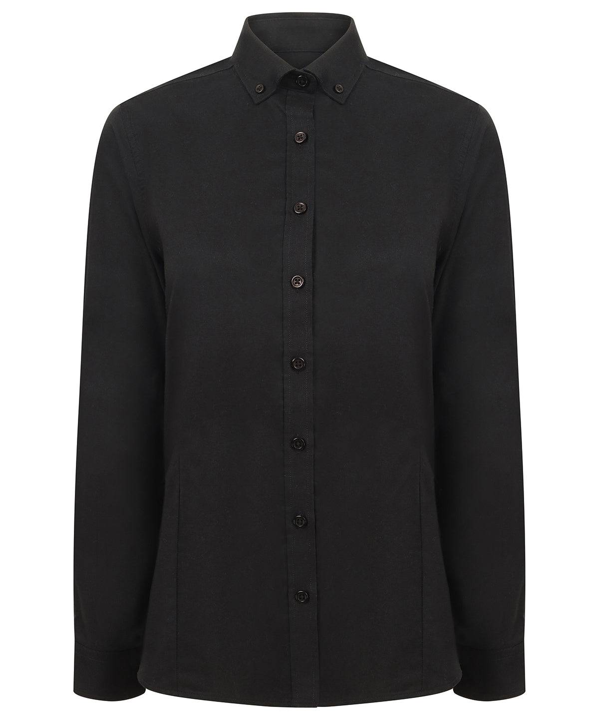 Women's modern long sleeve Oxford shirt