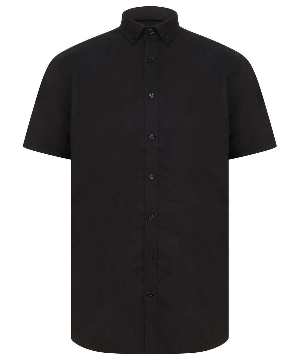 Modern short sleeve Oxford shirt