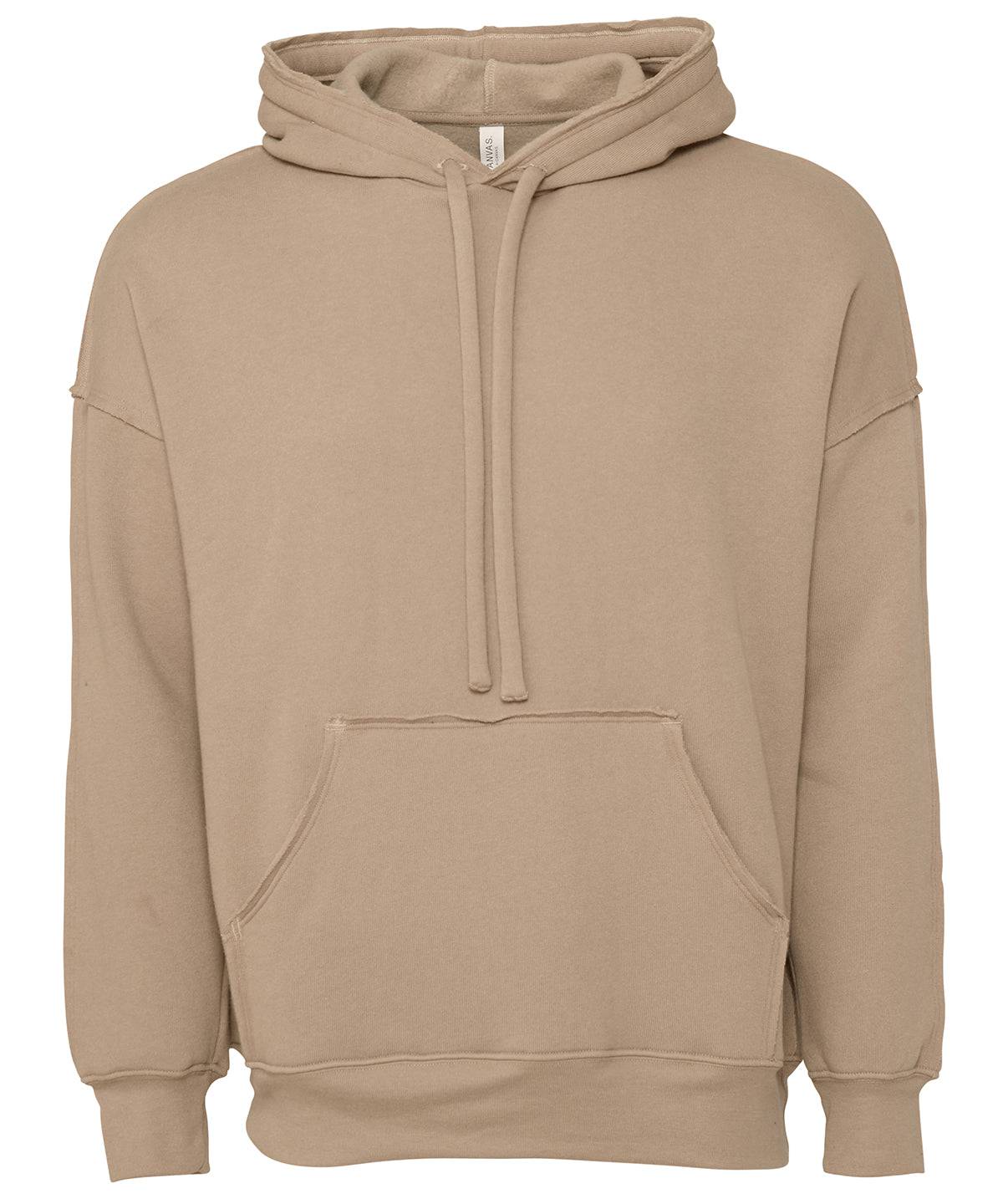Unisex raw-seam hoodie