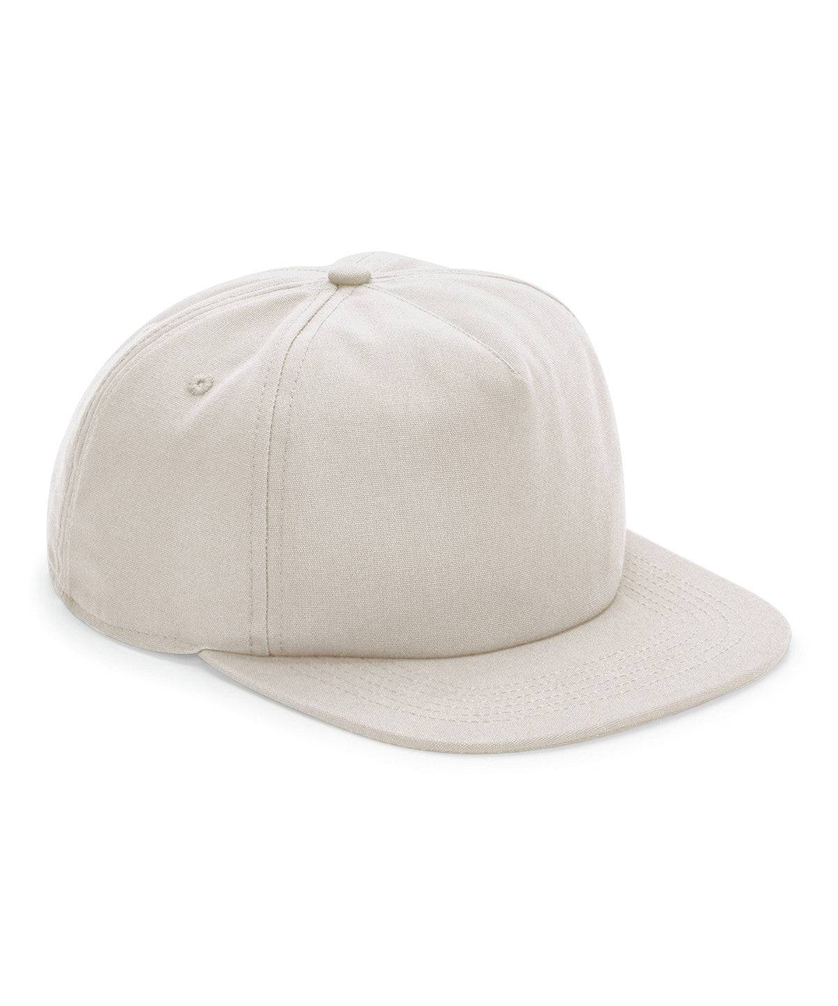 Organic cotton unstructured 5-panel cap