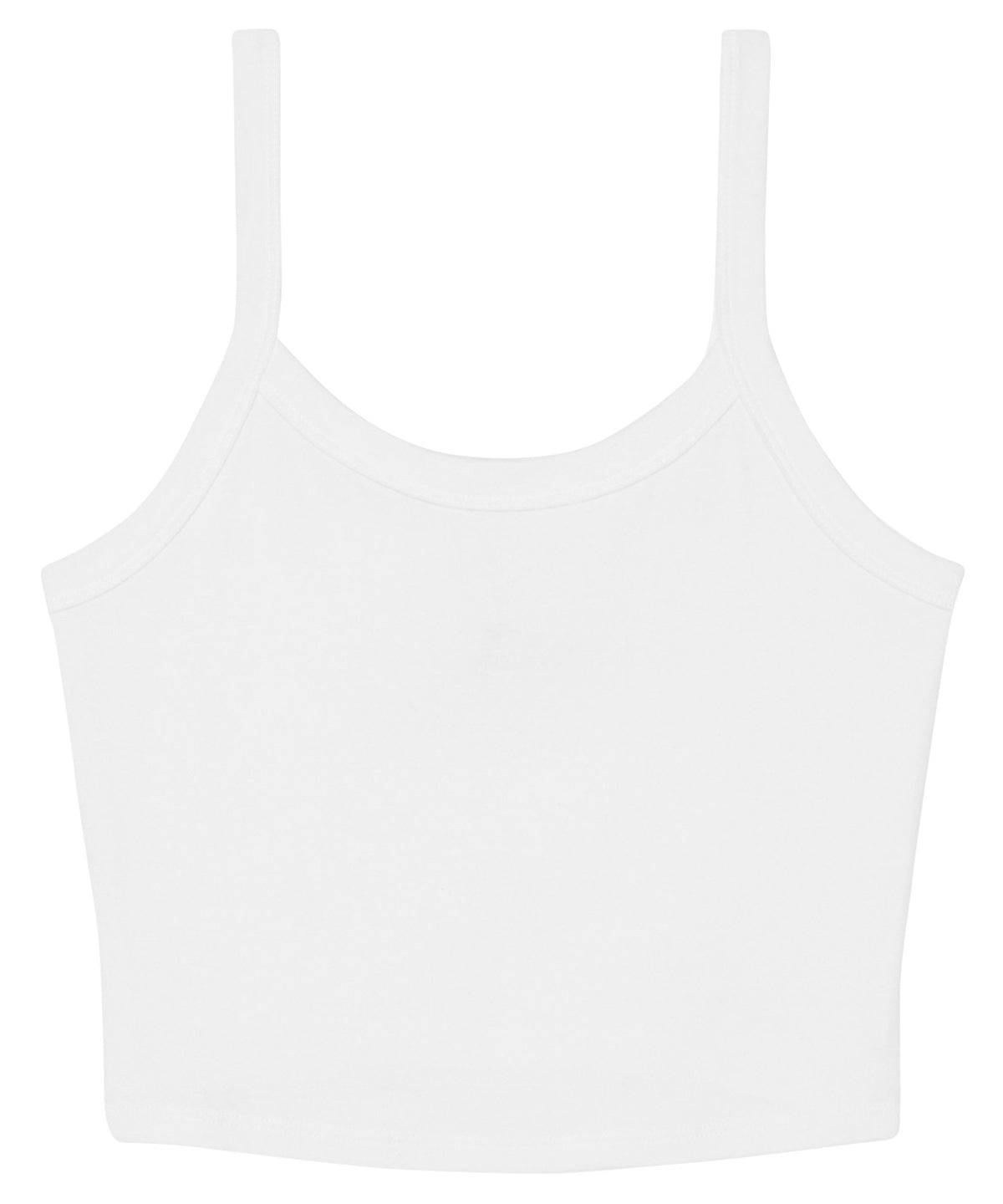 Women’s micro rib spaghetti strap tank