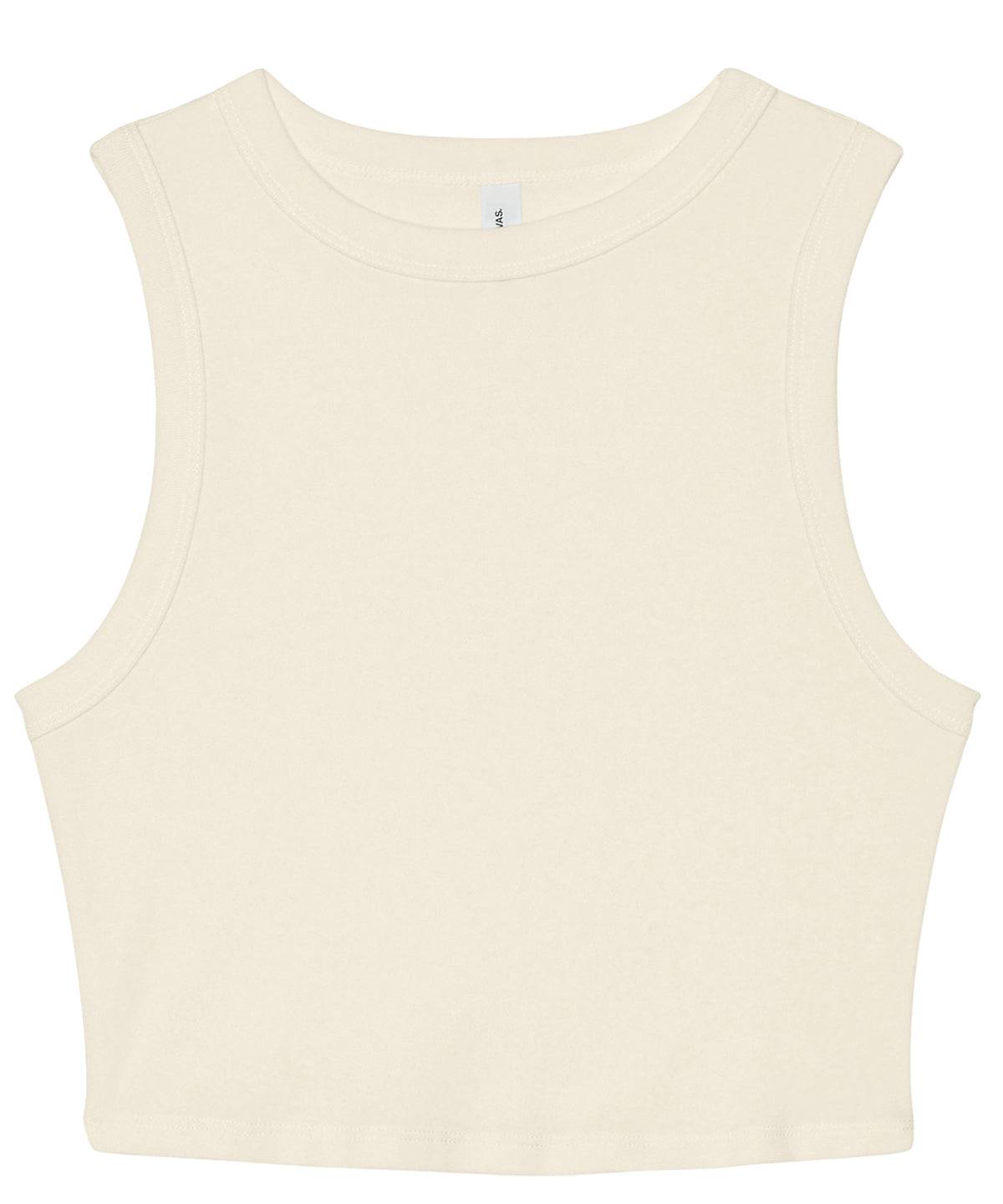 Women’s micro rib muscle crop tank