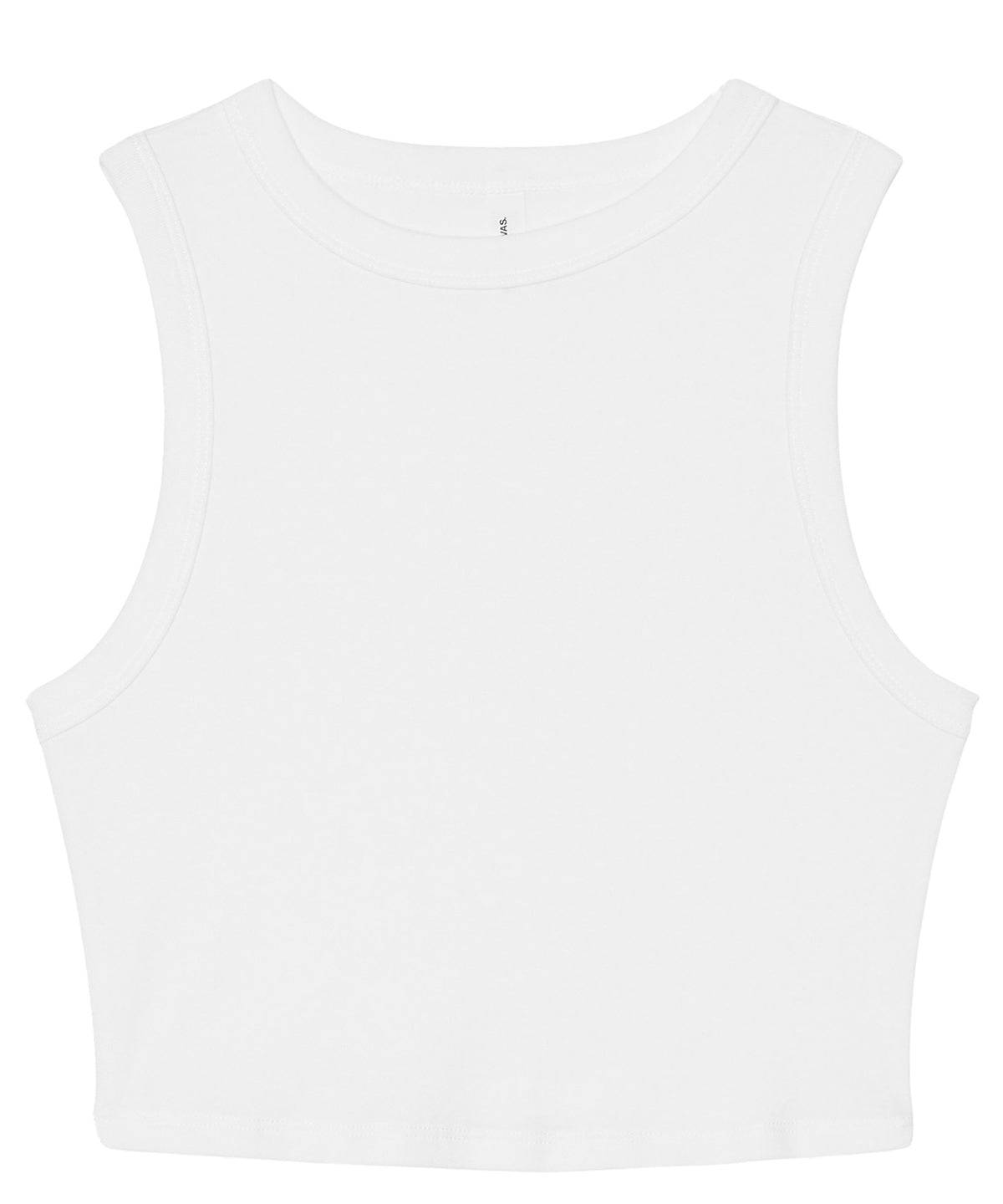 Women’s micro rib muscle crop tank