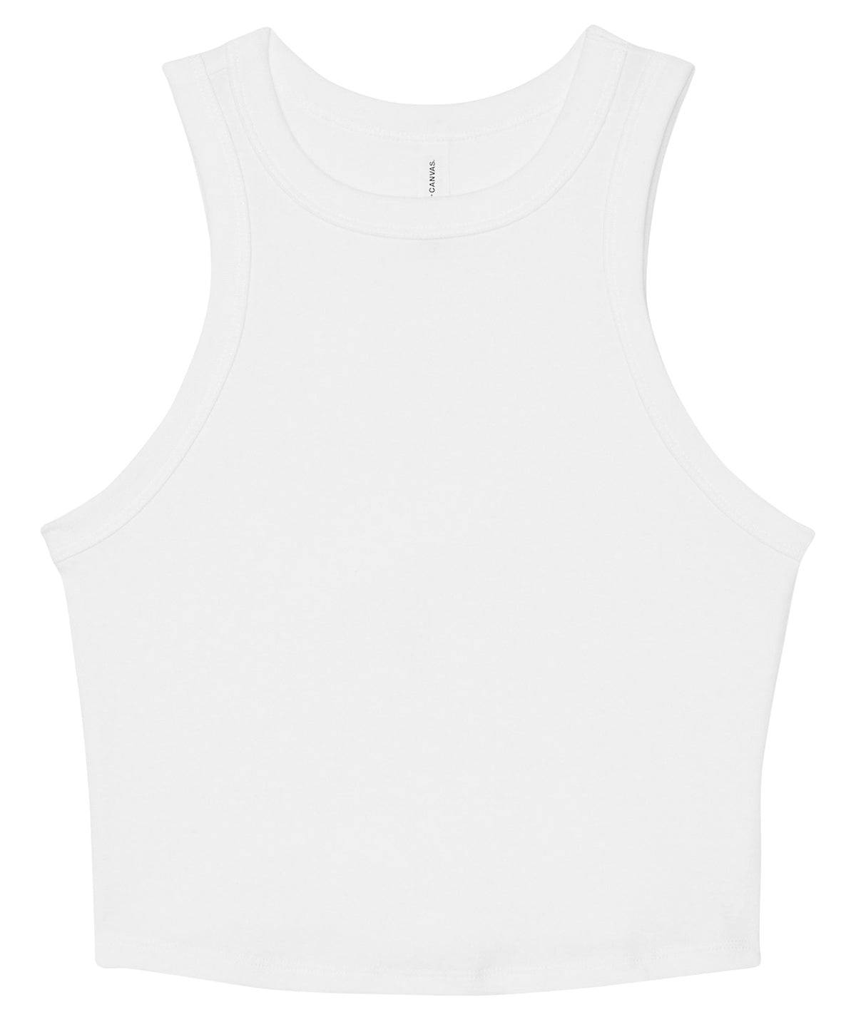 Women’s micro rib racer tank