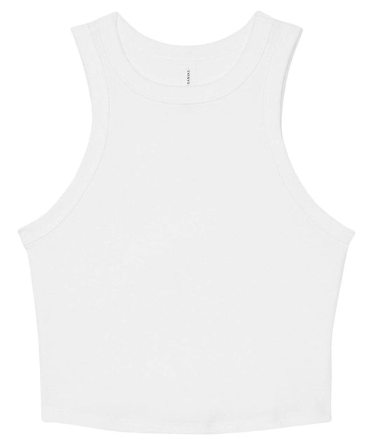 Women’s micro rib racer tank