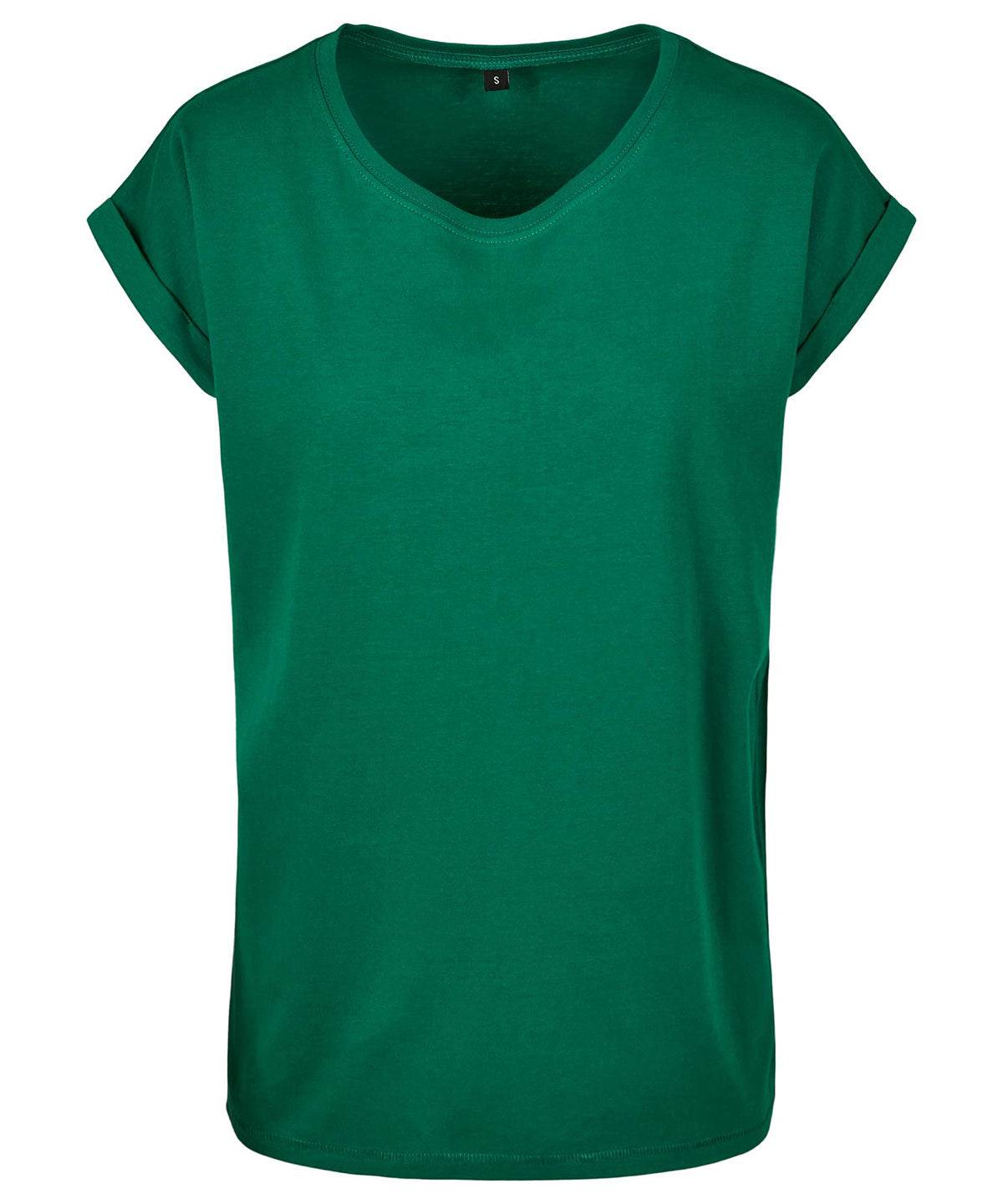 Women's extended shoulder tee