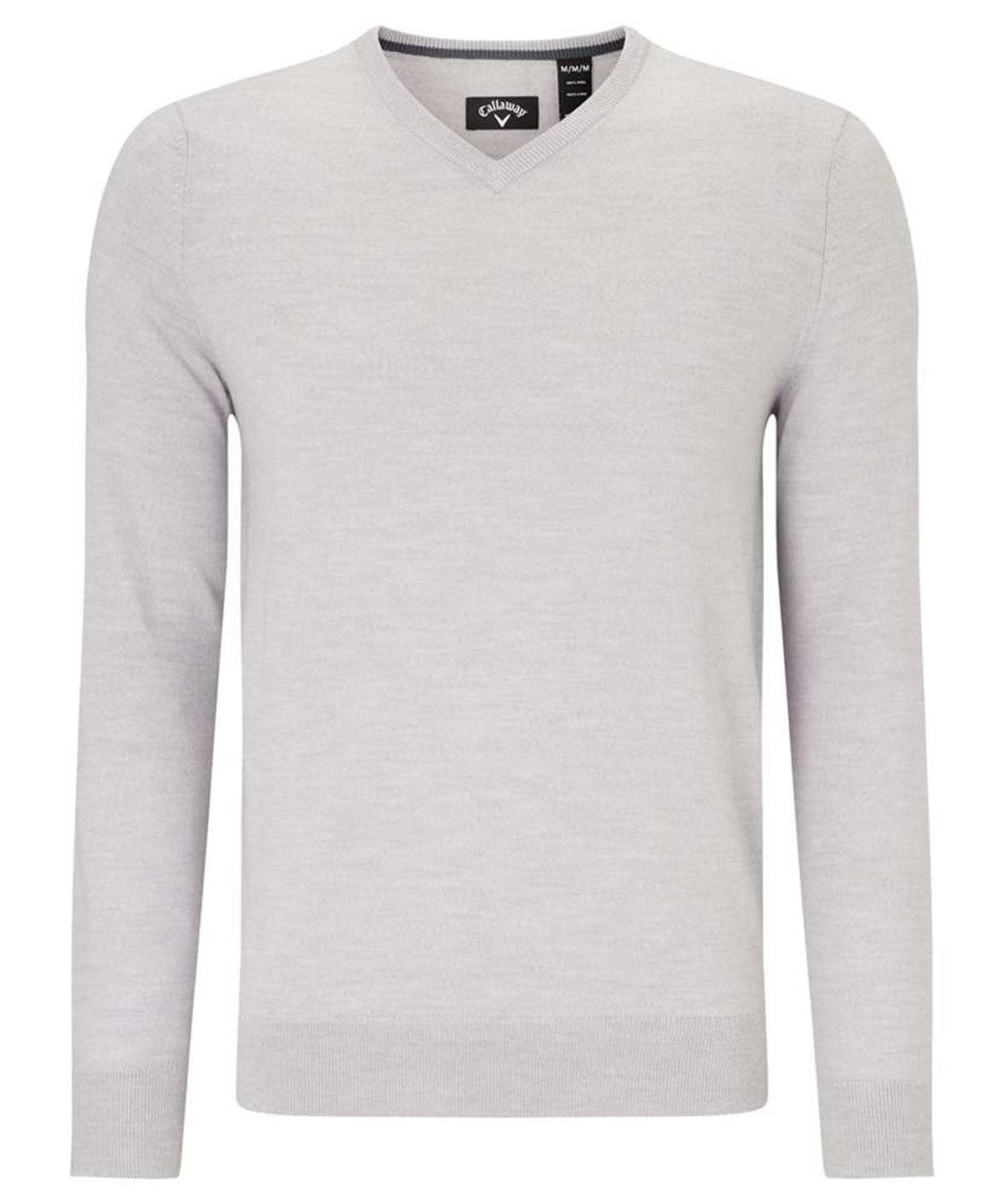 Ribbed v-neck Merino sweater