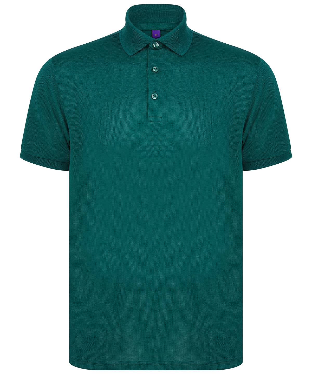 Recycled polyester polo shirt