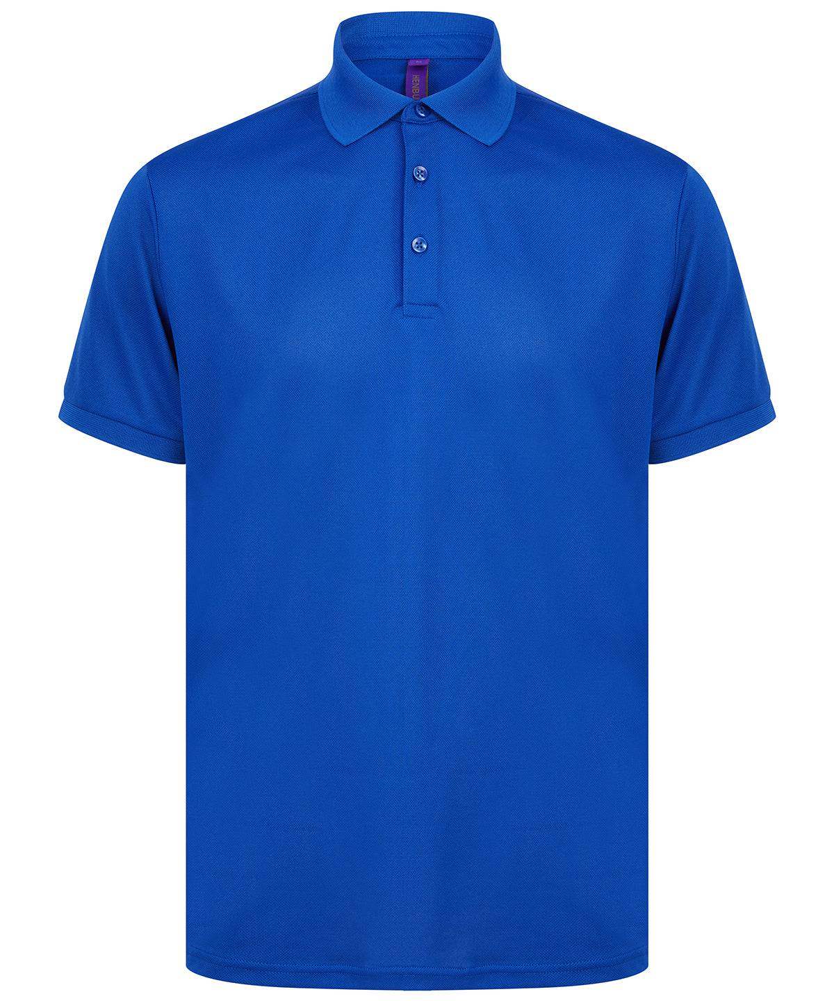 Recycled polyester polo shirt