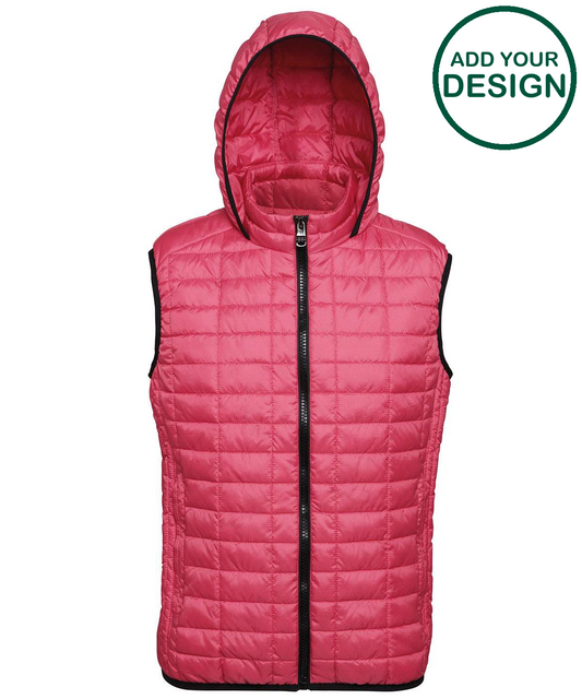 Honeycomb hooded gilet