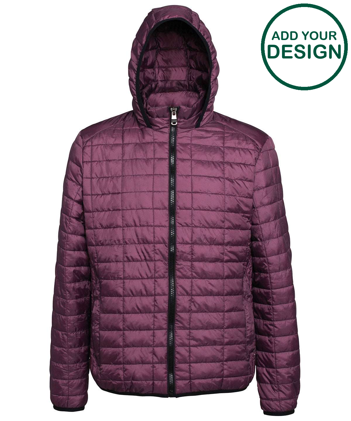 Honeycomb hooded jacket
