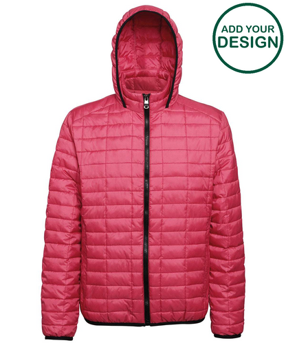 Honeycomb hooded jacket