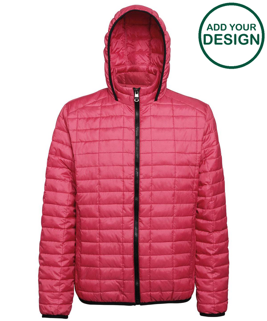 Honeycomb hooded jacket