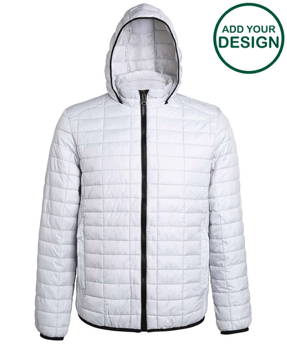 Honeycomb hooded jacket