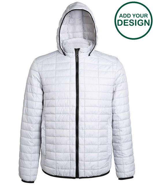 Honeycomb hooded jacket