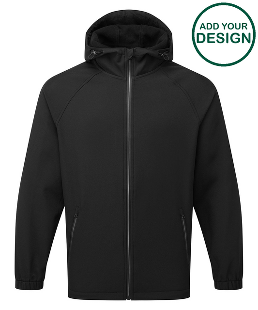 Hooded 2-layer softshell jacket