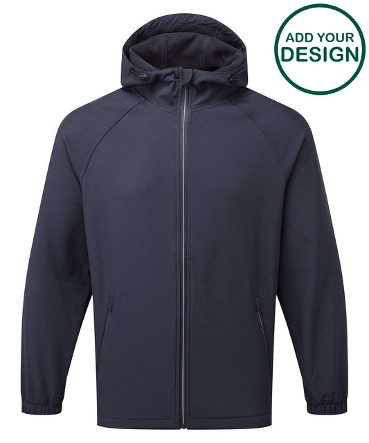 Hooded 2-layer softshell jacket