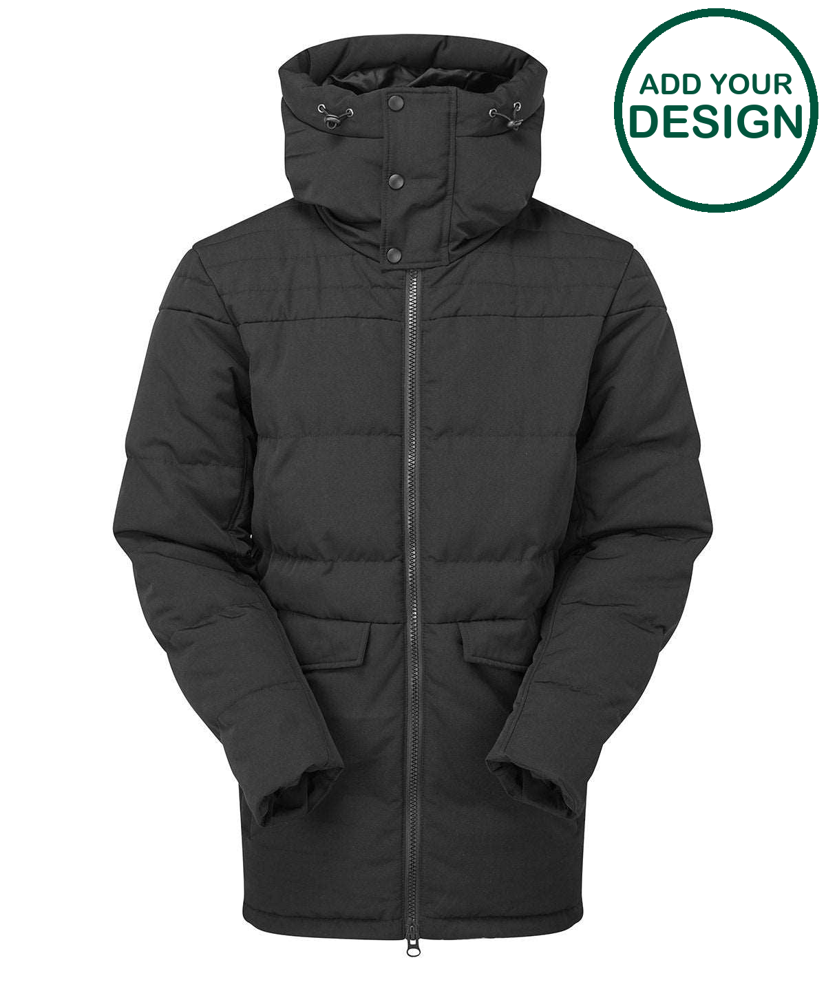 Obsidian padded jacket