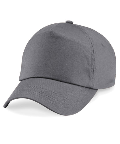 Beechfield – Original 5-Panel-Kappe – Graphitgrau – Fügen Sie Ihr Design/Logo hinzu