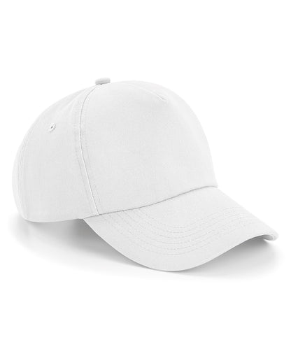 Beechfield – Authentische 5-Panel-Kappe – Weiß – Fügen Sie Ihr Design/Logo hinzu