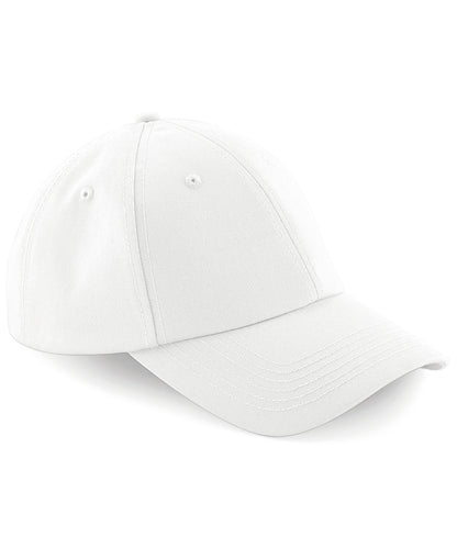 Beechfield – Authentische Baseballkappe – Weiches Weiß – Fügen Sie Ihr Design/Logo hinzu
