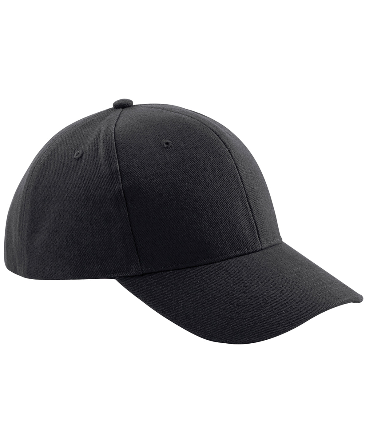 Beechfield - Pro-style heavy brushed cotton cap - Black - Add Your Design/Logo