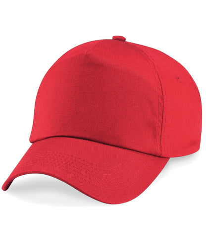 Beechfield - Junior original 5-panel cap - Bright Red - Add Your Design/Logo