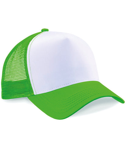 Beechfield - Casquette snapback trucker - Vert pur/Blanc - Ajoutez votre design/logo