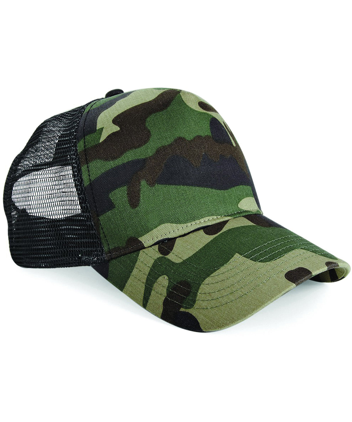Beechfield - Camo snapback trucker - Jungle Camo - Add Your Design/Logo