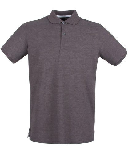 Henbury - Micro-fine pique polo shirt - Charcoal - Add Your Design/Logo
