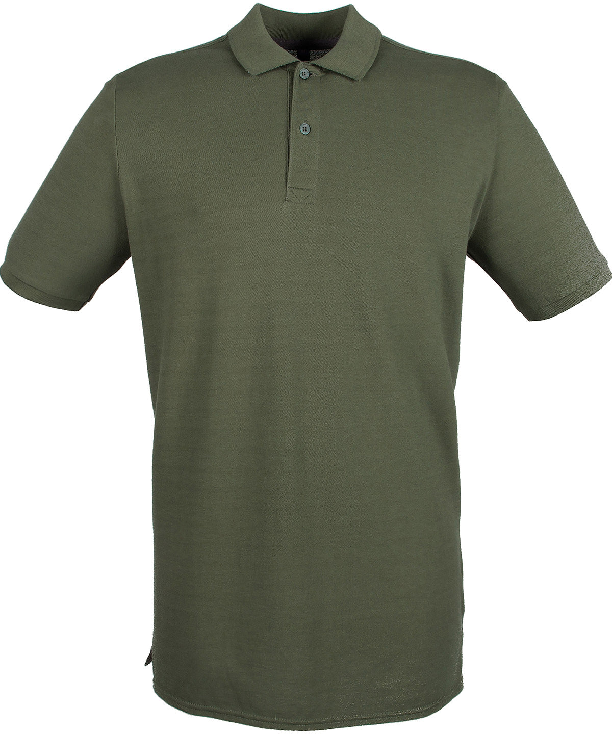Henbury - Micro-fine pique polo shirt - Olive - Add Your Design/Logo