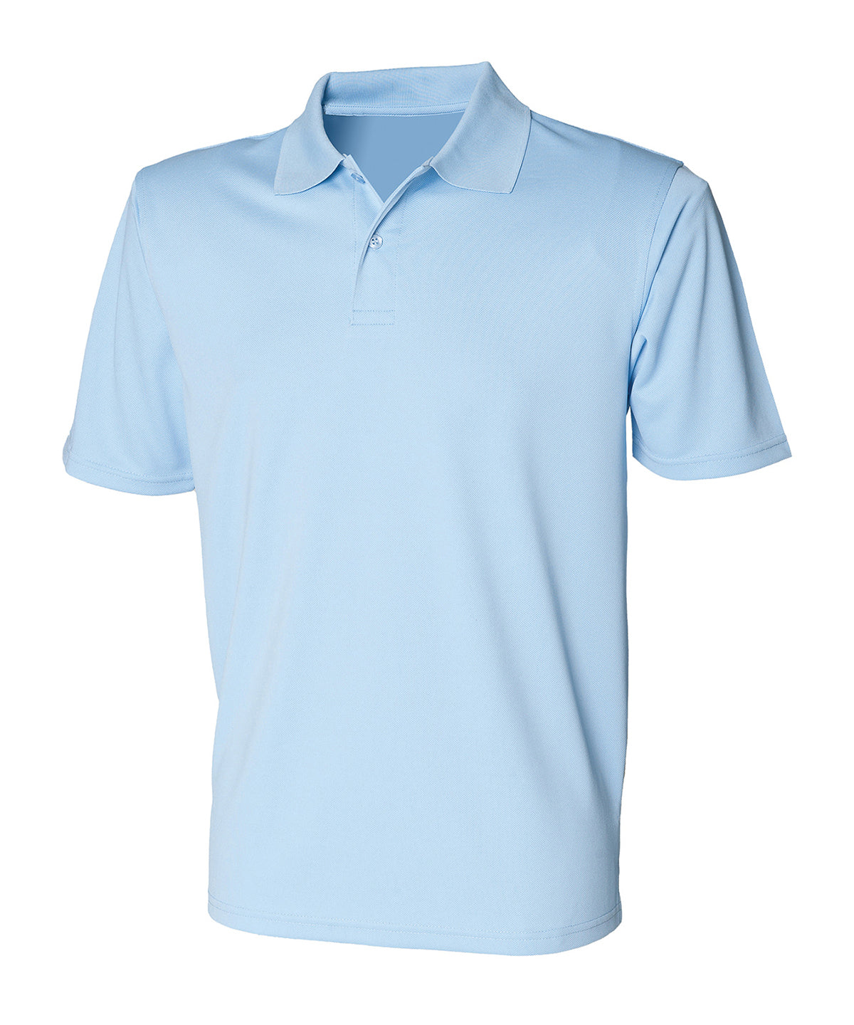 Henbury - Coolplus® polo shirt - Light Blue - Add Your Design/Logo