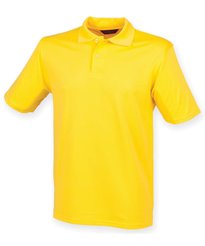 Henbury - Polo Coolplus® - Jaune - Ajoutez votre design/logo