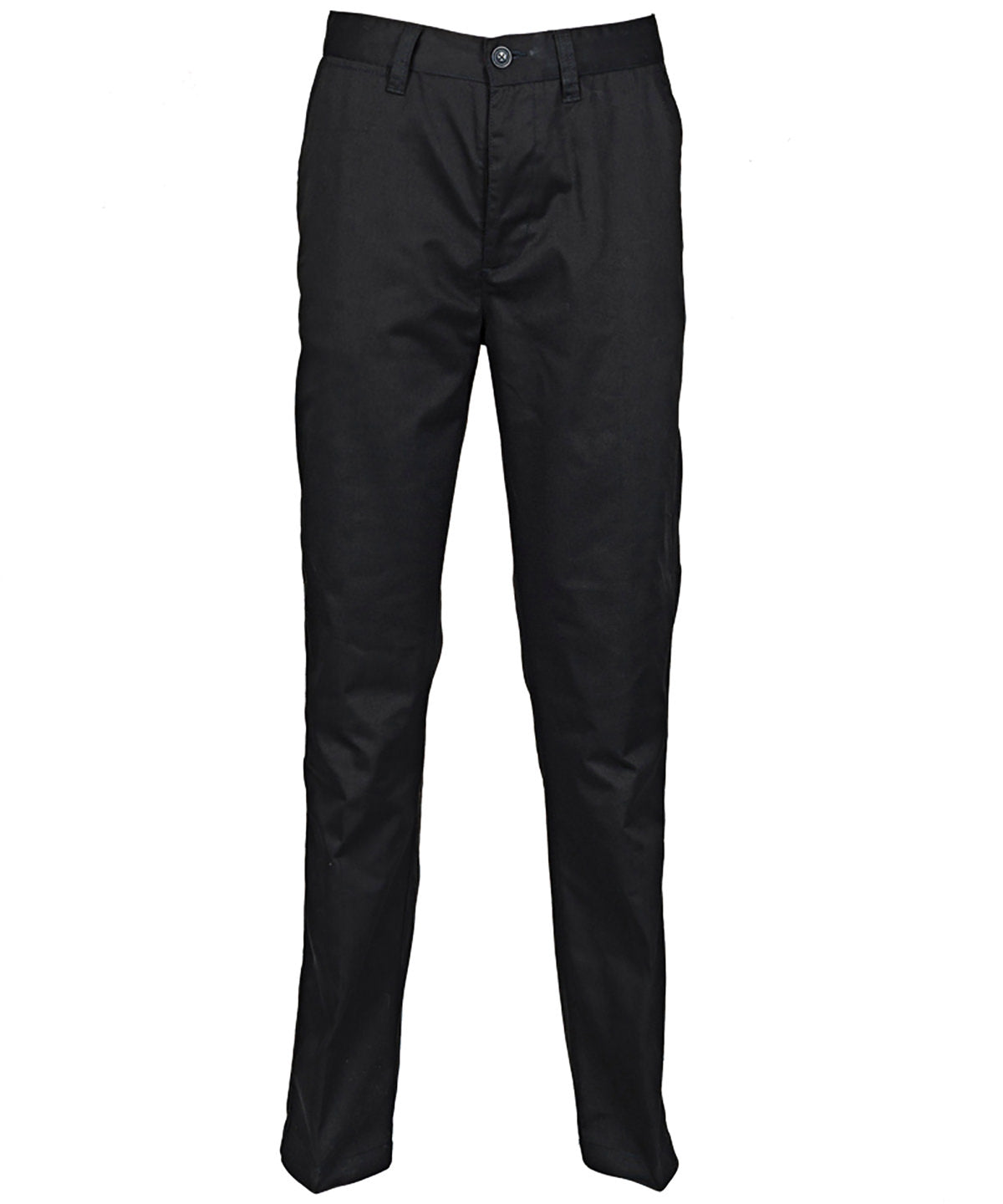 Henbury - Pantalon chino à devant plat 65/35 - Noir - Ajoutez votre design/logo