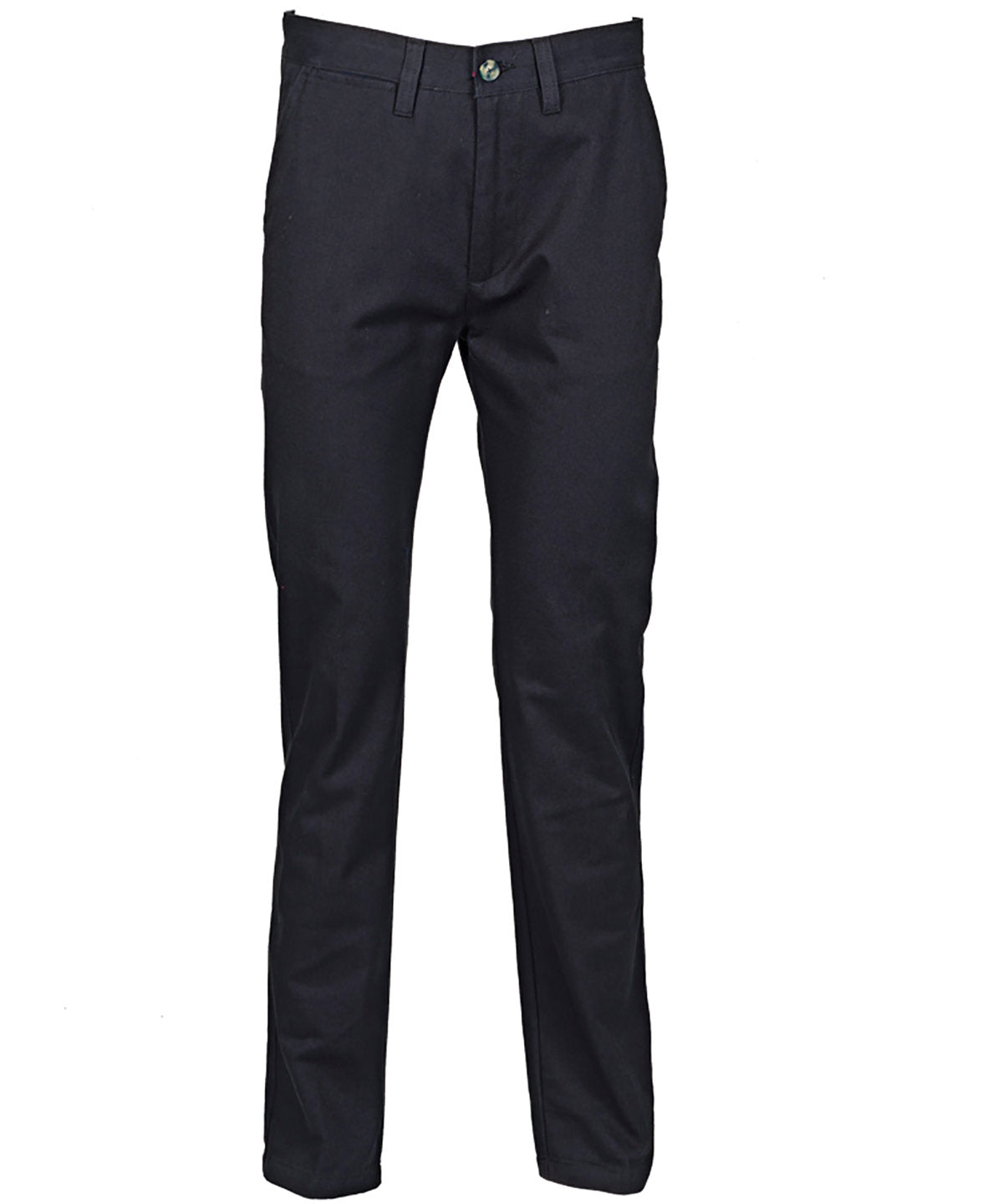Henbury - Pantalon chino à devant plat 65/35 - Bleu marine - Ajoutez votre design/logo