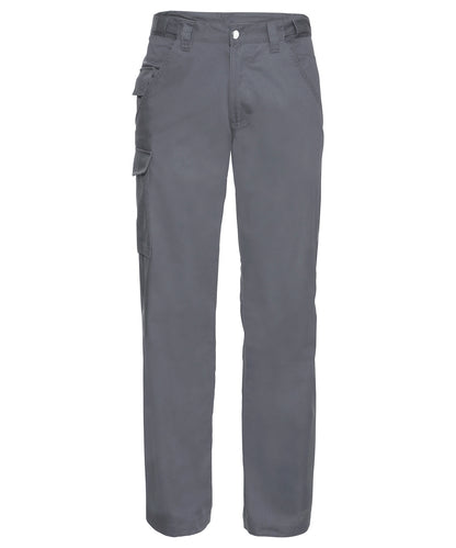 Russell Europe - Polycotton twill workwear trousers - Convoy Grey - Add Your Design/Logo