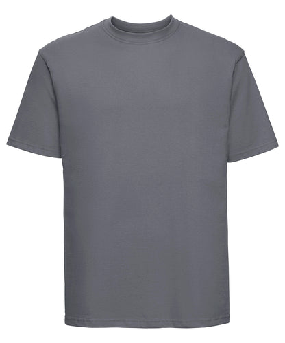 Russell Europe - T-shirt classique Super Ringspun - Gris Convoy - Ajoutez votre design/logo