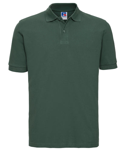 Russell Europe - Classic cotton pique polo - Bottle Green - Add Your Design/Logo