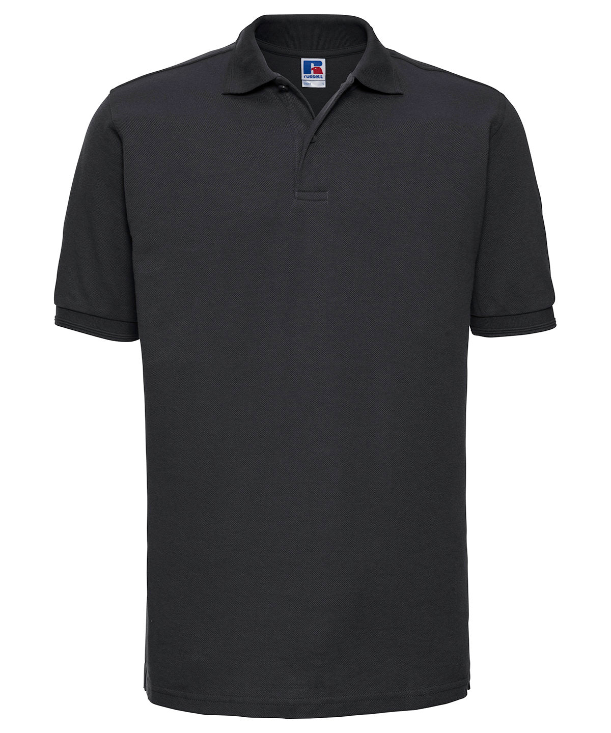 Russell Europe - Strapazierfähiges Poloshirt mit Waschung bei 60 °C - Schwarz - Fügen Sie Ihr Design/Logo hinzu