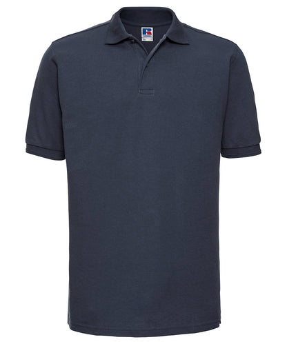 Russell Europe – Strapazierfähiges Poloshirt mit Waschung bei 60 °C – Französisches Marineblau – Fügen Sie Ihr Design/Logo hinzu