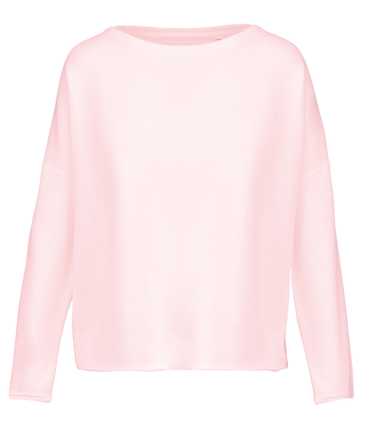 Kariban - Sweat-shirt oversize pour femme - Rose pâle - Ajoutez votre design/logo