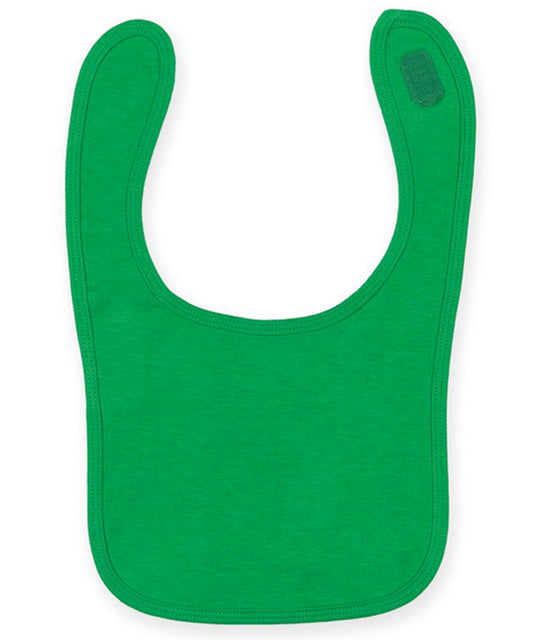 Larkwood - Plain and contrast bib - Kelly - Add Your Design/Logo