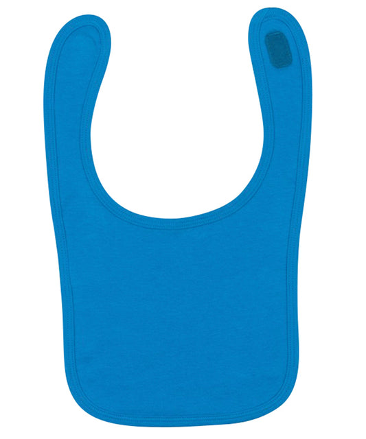 Larkwood - Plain and contrast bib - Sapphire - Add Your Design/Logo